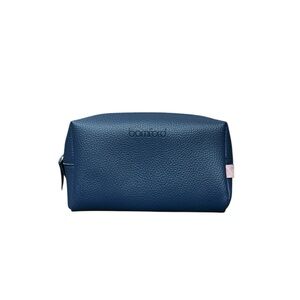 Sealed Cathay Pacific Business Class Navy Leather Amenity Pouch by Bamford